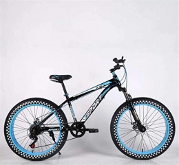 Leifeng Tower Bike Leifeng Tower Lightweight， Mens Adult Fat Tire Mountain Bike, Double Disc Brake Beach Snow Bikes, Road Race Cruiser Bicycle, 24 Inch Wheels Inventory clearance (Color : A, Size : 24 speed)