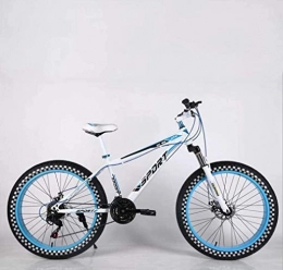 Leifeng Tower Fat Tyre Mountain Bike Leifeng Tower Lightweight， Mens Adult Fat Tire Mountain Bike, Double Disc Brake Beach Snow Bikes, Road Race Cruiser Bicycle, 26 Inch Highway Wheels Inventory clearance (Color : E, Size : 24 speed)