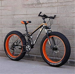 Leifeng Tower Fat Tyre Mountain Bike Lightweight， 26 Inch Mountain Bikes, Fat Tire Mountain Bike, Dual Suspension Frame And Suspension Fork All Terrain Mountain Bicycle Inventory clearance ( Color : B , Size : 26 inch7 speed )