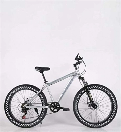 Leifeng Tower Fat Tyre Mountain Bike Lightweight， Mens Adult Fat Tire Mountain Bike, Double Disc Brake Beach Snow Bicycle, High-Carbon Steel Frame Cruiser Bikes, 24 Inch Highway Wheels Inventory clearance ( Color : A , Size : 21 speed )