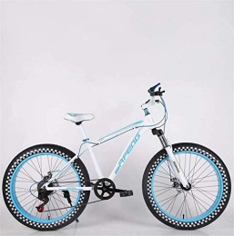 Leifeng Tower Bike Lightweight， Mens Adult Fat Tire Mountain Bike, Double Disc Brake Beach Snow Bicycle, High-Carbon Steel Frame Cruiser Bikes, 24 Inch Highway Wheels Inventory clearance ( Color : B , Size : 27 speed )