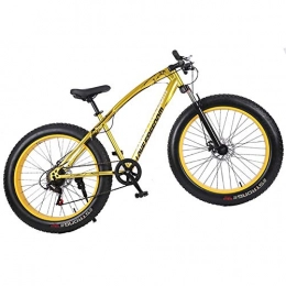 LYRWISHJD Bike LYRWISHJD 26 Inch Wheel 27 Speed Mountain Bikes Cruiser Bicycle Professional Mountain Trail Bike Cycling Road Bikes Disc Dual Brakes For Outdoor Off-road (Color : Yellow, 速度 Speed : 27 Speed)