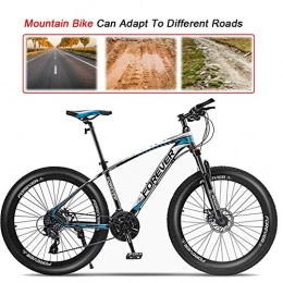 LYRWISHJD Fat Tyre Mountain Bike LYRWISHJD Mountain Bike 27.5 Inch Bicycle For Adults Hard Tail Exercise Bikes Teens Aluminum Alloy Frame Outroad Bike With Tool-Free Adjustable Seat Post (Color : 24Speed, Size : 24inch)