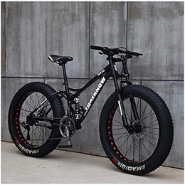 MOME Fat Tyre Mountain Bike MOME 21SpeedRoad bike, fat tire mountain bike, 26 inch mountain bike with disc brake, double suspension system, carbon steel frame, male and female mountain bike racing bike, city commuter bike
