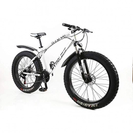 MYTNN Bike Mytnn Fatbike mountain bike, 26 inch, 21 speed Shimano gears, fat tyres, gold, 47 cm height, RH snow bike