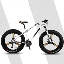 Nerioya Fat Tyre Mountain Bike Nerioya Mountain Bikes, Double Disc Brakes, Mountain And Snow Beaches, Fat Tires, Variable Speed Three-Cutter Wheels, A, 26 inch 21 speed