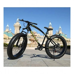 RHSMW Fat Tyre Mountain Bike RHSMW Snowmobile, Widen Big Tire Variable Speed Fat Tire Car Damping Mountain Bike Adjustable Seat of Bicycles Help To Ride Better, A, 7 speed
