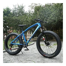 RHSMW Fat Tyre Mountain Bike RHSMW Snowmobile, Widen Big Tire Variable Speed Fat Tire Car Damping Mountain Bike Adjustable Seat of Bicycles Help To Ride Better, E, 27 speed