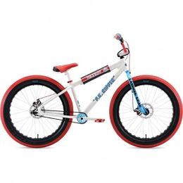 SE Fat Tyre Mountain Bike SE Mike Buff Fat Ripper 26" Complete BMX - Red / White / Blue