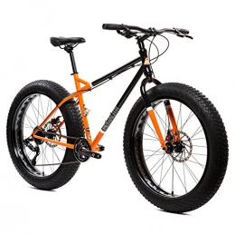 State Bicycle Fat Tyre Mountain Bike State Bicycle Co Offroad Division, Megalith Fat Bike, Blue / Orange, 8 Speed