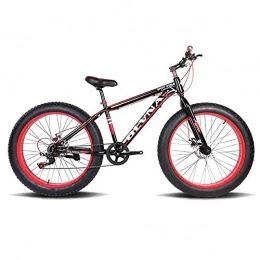 Wangkangyi Mountain Bike 20 Inch for Girls Boys Fat Tyres Children's Bike (Red Black)