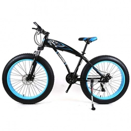 WGYDREAM Fat Tyre Mountain Bike WGYDREAM Mountain Bike, 24" Ravine Bike with Dual Disc Brake Front Suspension 21 / 24 / 27 speeds Mountain Bicycles, Carbon Steel Frame (Color : B, Size : 24 Speed)