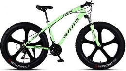 WYJBD Bike WYJBD Fat Tire Mountain Bike Off-road Beach Snow Bike 21 / 24 / 27 / 30 Speed Speed Mountain Bike 4.0 Wide Tire Adult Outdoor Riding (Color : E, Size : 27 Speed)