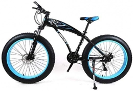 Wyyggnb Fat Tyre Mountain Bike Wyyggnb Mountain Bike, Mountain Bike, folding Bike Mens Mountain Bike 7 / 21 / 24 / 27 Speeds, 26 Inch Fat Tire Road Bicycle Snow Bike Pedals With Disc Brakes And Suspension Fork (Color : D, Size : 7 Speed)