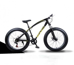 XXY-shop Bike XXY-shop Summer Mountain Bikes, 26 Inch Fat Tire Hardtail Mountain Bike, Dual Suspension Frame And Suspension Fork All Terrain Mountain Bicycle, Men's And Women Adult, 27 speed, Black 3 impeller