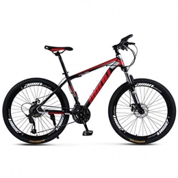 XYDDC Mountain Bike Disc Brake Shock Absorption 21/24/27/30 Speeds Disc Brakes Fat Bike 26 Inch Snow Bicycle