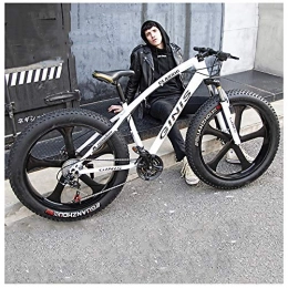 YXYLD Fat Tyre Mountain Bike YXYLD Mountain Bike Men And Women, Double Disc Brake, 21 / 24 / 27 / 30 Speed Adjustable Bicycle, Bicycles Adult, Road Bikes Summer Travel Outdoor Bicycle Student Bicycle