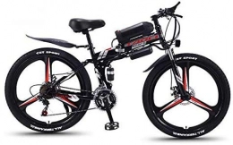 SHOE Bike 26''E-Bike Electric Mountain Bycicle for Adults Outdoor Travel 350W Motor 21 Speed 13AH 36V Li-Battery(Blue), black, 8AH