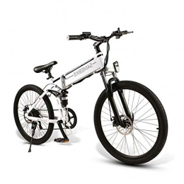 LEILEI Folding Electric Mountain Bike 26 Inch Electric Mountain Bikes 48V Lithium Battery Aluminum Alloy Adult Folding Electric Mountain Bike Maximum Speed 32KM / H LCD Liquid Crystal Instrument