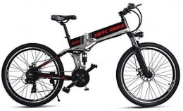 Suge Bike 26inch electric mountain bike 500W high speed 40km / h fold electric bicycle 48v lithium battery hidden frame Male and Female Students Bicycle, for Outdoor Sports, Exercise