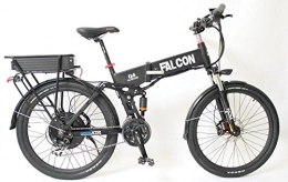 HalloMotor Folding Electric Mountain Bike 48V 750W Folding Electric Bicycle Foldable + Ebike 48V 13.2Ah Li-ion Battery With 2A Charger