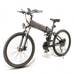 AWJ Bike 500W Electric Bike for Adults Foldable 20 MPH Mountain Electric Bike 21 Speed 48V 10.4Ah Folding Electric Bicycle