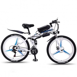 Art Jian Folding Electric Mountain Bike Adult Electric Bicycle Aluminum Alloy 26in 350W 36V 8AH Detachable Lithium Ion Battery Mountain Exercise Bike