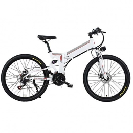 AI CHEN Bike AI CHEN Electric Mountain Bike Lithium Battery 48V Foldable Bicycle Battery Car Adult Front and After Mechanical Disc Brakes 26 Inches