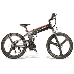 AKT Folding Electric Mountain Bike AKT 26 Inch Foldable E-Bike City Electric Commuting Bicycle 21 Shifter Speed MTB 48V 10A Lithium Battery / Max Speed 35KMH / Mileage: 30-60KM