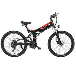 BAIYIQW Folding Electric Mountain Bike BAIYIQW Electric Bicycle Snow Bike (26in) 3 riding modes / weight 19kg, load-bearing 140kg / 350W high-speed motor / 48VA lithium battery, A