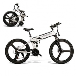Barhe Bike Barhe Electric Mountain Bike 26" Wheel Folding Ebike 350W 48V 10AH 21 Speed Magnesium Alloy Rim for Adult