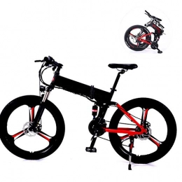 Bewinch Folding Electric Mountain Bike Bewinch 26 Inch Electric Mountain Bikes, 27 Speed Folding Mountain Electric Lithium Battery Aluminum Alloy Light And Convenient To Drive Off-Road Vehicles Suitable for Men And Women, Green