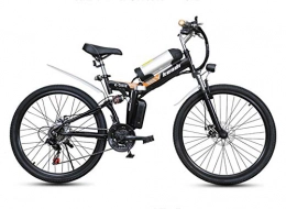 BYYLH Folding Electric Mountain Bike BYYLH Electric Folding Adults Mountain Men / Ladies City Bike Pedal Assist Bicycle