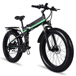 bzguld Folding Electric Mountain Bike bzguld Electric bike Foldable Electric Bike for Adults 440 Lbs 30 Mph Electric Mountain Bike 48v 1000w Electric Bicycle with 12.8 Ah Lithium Battery 3.5inch Lcd Display 26 Inch Fat Tires Ebike