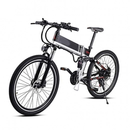 CARACHOME Bike CARACHOME 26 Inch Fold Electric Bike, Mountain Bike Bicycle Off-Road Ebike Electric Bicycle with Battery 350W / 48V for Commuting & Leisure, Black