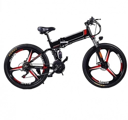 CASTOR Folding Electric Mountain Bike CASTOR Electric Bike 26'' Electric Bike, 350W Motor Folding Electric Bicycle with Removable 48V 8AH / 10AH LithiumIon Battery for Adults, 21 Speed Shifter Mountain Electric Bike