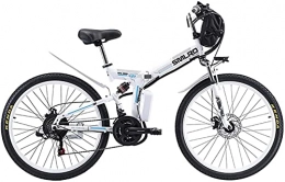 CASTOR Folding Electric Mountain Bike CASTOR Electric Bike Bikes, Electric Mountain Bike 26" Wheel Folding bike LED Display 21 Speed Electric Bicycle Commute bike 500W Motor, Three Modes Riding Assist, Portable Easy To Store for Adult