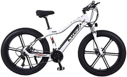 CASTOR Folding Electric Mountain Bike CASTOR Electric Bike Electric Bike 26 Inches Folding Fat Tire Snow Mountain Bicycle with Super Magnesium Alloy Integrated Wheel, Premium Full Suspension And 27 Speed Gear