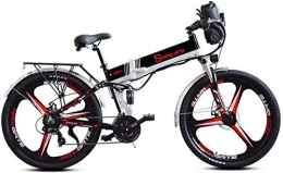 Clothes Bike CLOTHES Electric Mountain Bike, Professional Mountain Electric Bike, Suspension Electric Bicycle 350W Ebike 48V Power Regeneration, Seat Adjustable, Portable Folding Bicycle, Cruise Mode, Bicycle