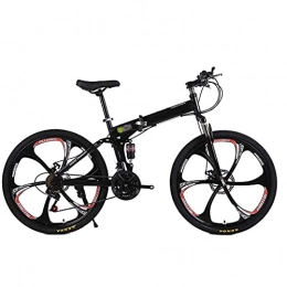 COUYY Bike COUYY Bike 24 / 26 inch Aluminum Alloy Folding Bike Electric Bicycle Mountain Bike Road Cycling Bicycle Unisex, 27speed, 24 inches