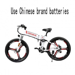cuzona Folding Electric Mountain Bike cuzona 48V standard electric bicycle folding R3 lithium assisted mountain bike national cross-country variable speed 26-inch walking-CN_48V_10A_250W