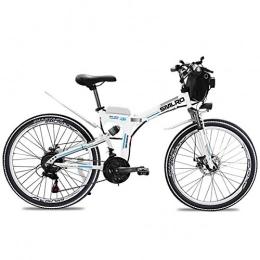 cuzona Bike cuzona 500W 48V 13AH electric bicycle 26 inch Wheel folding electric bike White-1000W_13AH_CHINA