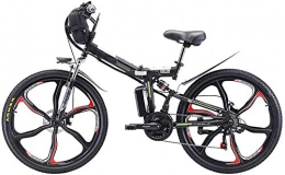 Erik Xian Folding Electric Mountain Bike Electric Bike Electric Mountain Bike 26'' Folding Electric Mountain Bike, 350W Electric Bike with 48V 8Ah / 13AH / 20AH Lithium-Ion Battery, Premium Full Suspension And 21 Speed Gears, 8AH for the jungle