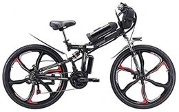 Erik Xian Folding Electric Mountain Bike Electric Bike Electric Mountain Bike 26'' Folding Electric Mountain Bike, Electric Bike with 48V 8Ah / 13AH / 20AH Lithium-Ion Battery, Premium Full Suspension And 21 Speed Gears, 350W Motor, 8AH for the