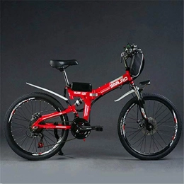 Erik Xian Bike Electric Bike Electric Mountain Bike 26 inch Electric Bikes Bike Bicycle, 48V13A 350W Hanging bag Folding Bicycle shock absorber Sports Outdoor Cycling for the jungle trails, the snow, the beach, the