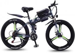 Erik Xian Bike Electric Bike Electric Mountain Bike 26 inch Folding Electric Bikes, shock-absorbing fork 350W Mountain snow Bikes Sports Outdoor Adult Bicycle for the jungle trails, the snow, the beach, the hi