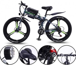Erik Xian Folding Electric Mountain Bike Electric Bike Electric Mountain Bike Electric Bicycles for Adults 350W E-Bike 26" Aluminum Electric Bicycle for Adults with Removable 36V 13 AH Lithium-Ion Battery 21 Speed Gears Commute Ebike for the