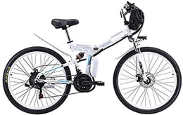 HCMNME Bike Electric Bike Electric Mountain Bike Electric Snow Bike, 24 / 26" 350 / 500W Electric Bicycle Sporting 21 Speed Gear Ebike Brushless Gear Motor with Removable Waterproof Large Capacity 48V Lithium Battery