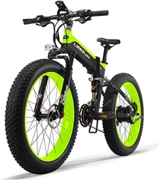 Fangfang Bike Electric Bikes, 26inch 4.0 Fat Tire Electric Bike 48V 14.5AH 1000W Engine New All-round Electric Bikes 27-speed Snow Mountain Folding Electric Bike Adult Female / male With Anti-theft Device, E-Bike