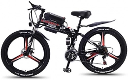 Fangfang Folding Electric Mountain Bike Electric Bikes, Electric Mountain Bike, Folding 26-Inch Hybrid Bicycle / (36V8ah) 21 Speed 5 Speed Power System Mechanical Disc Brakes Lock, Front Fork Shock Absorption, Up To 35KM / H, E-Bike